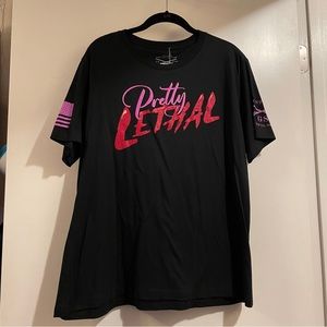 NWT Grunt Style Pretty Lethal Womens Relaxed Fit Tee - XL